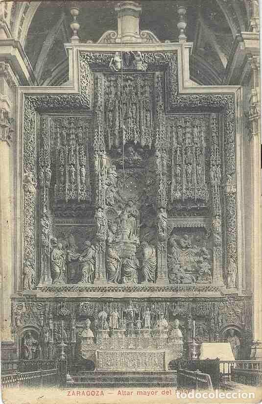 Postales: Zaragoza - Altar Mayor del Pilar - Foto 1