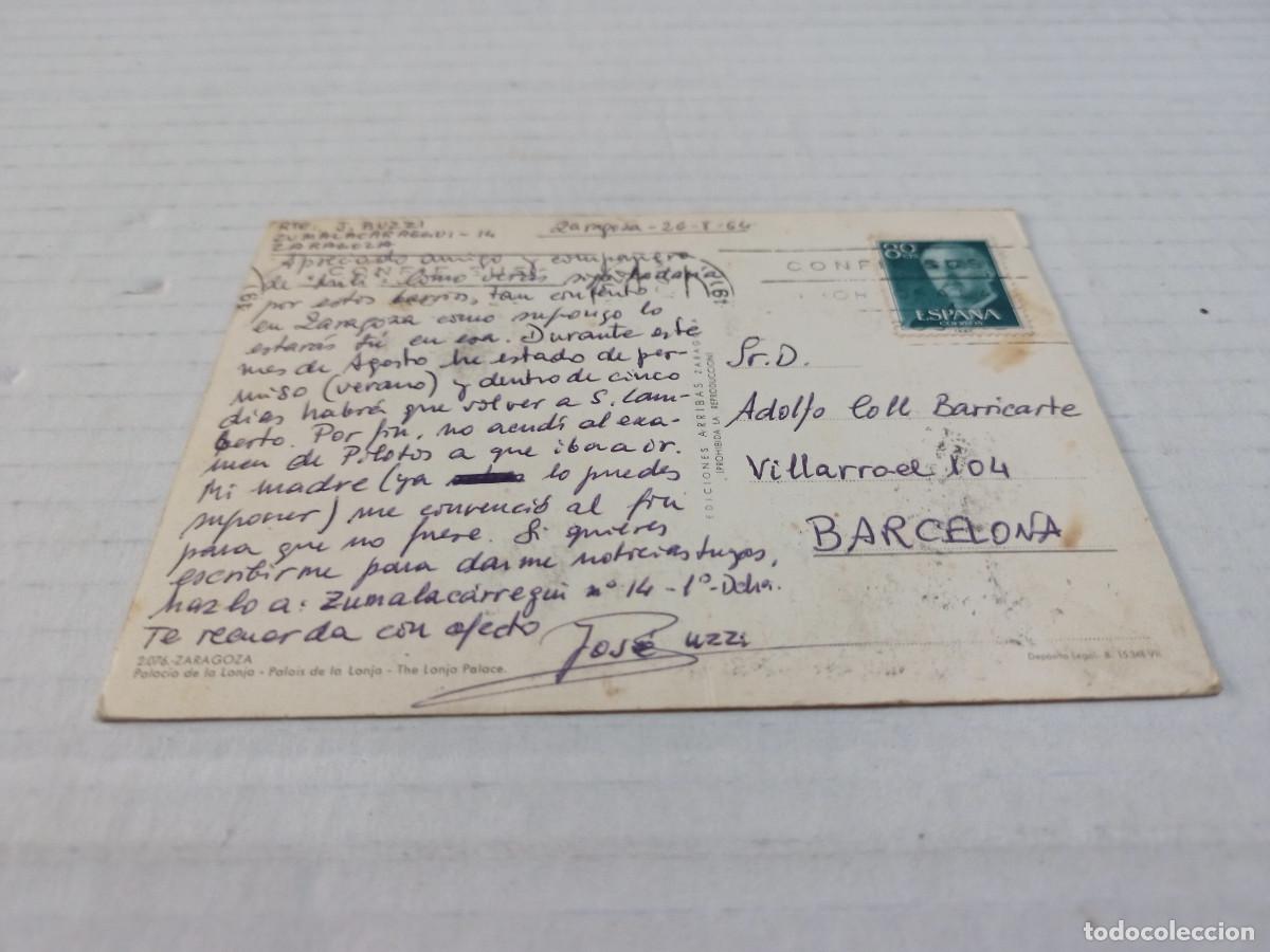 Postales: ZARAGOZA - POSTAL ZARAGOZA - PALACIO DE LA LONJA - Foto 2