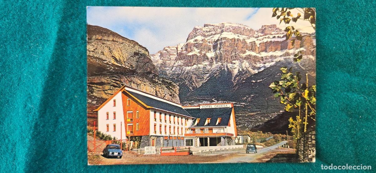 Postales: POSTAL HUESCA (1962) HOTEL ORDESA - Foto 1