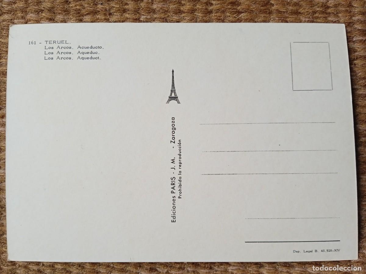 Postales: TERUEL - LOS ARCOS - ED. PARIS - Foto 2