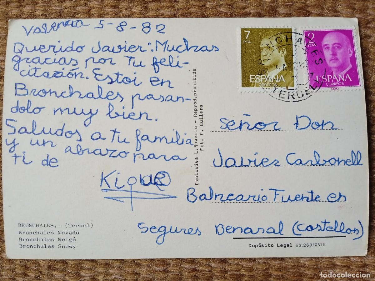 Postales: BRONCHALES - TERUEL - EXCL. L. NAVARRO - Foto 2