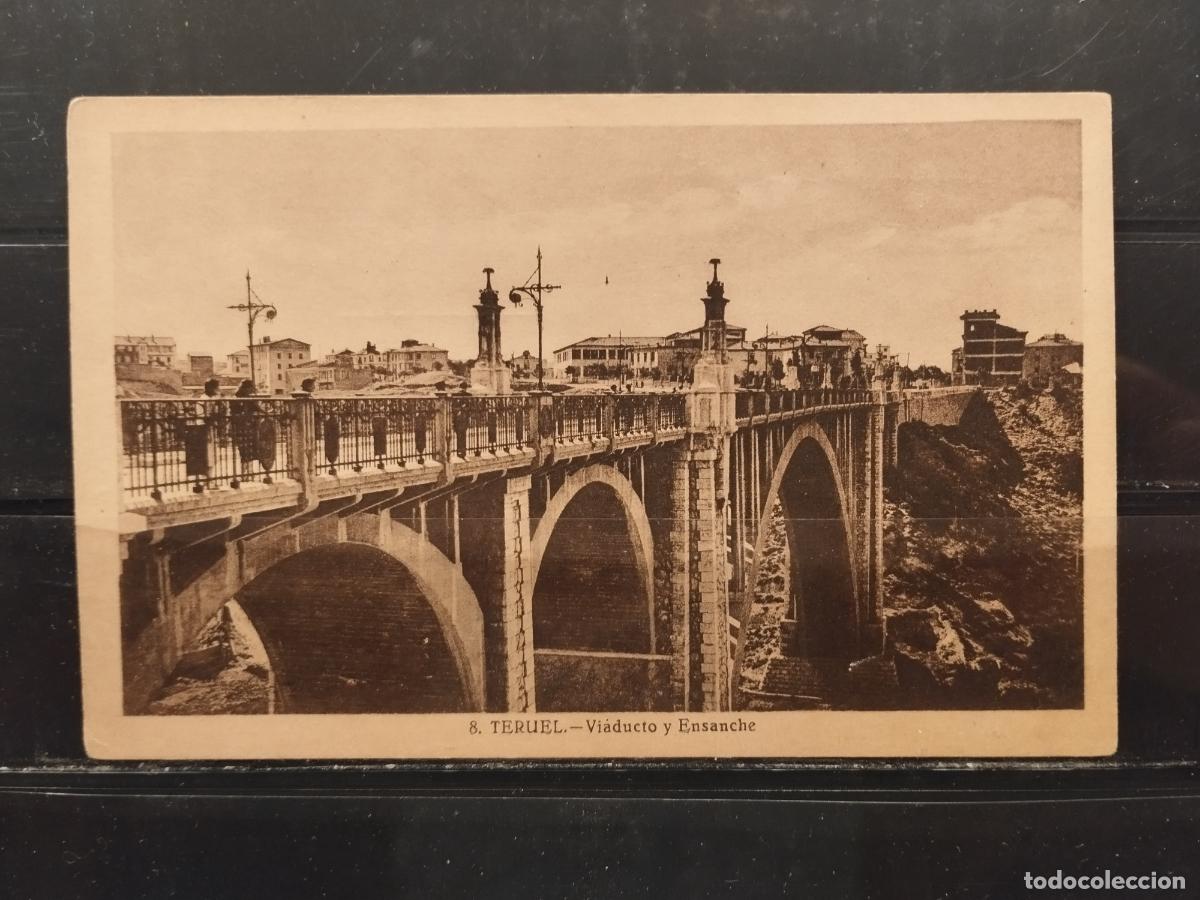 Postales: Z -TERUEL. VIADUCTO Y ENSANCHE. SIN CIRCULAR. - Foto 1