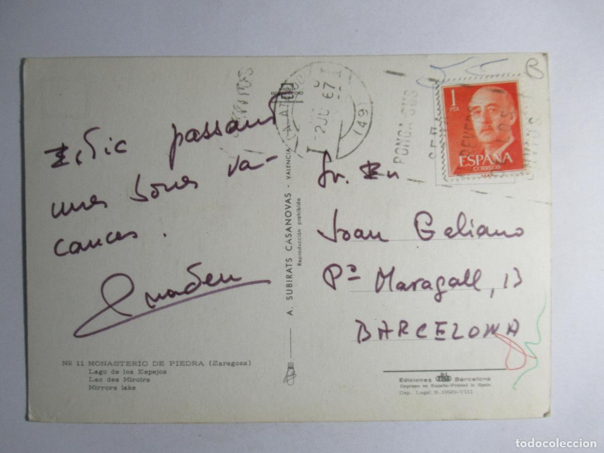Postales: Zaragoza - Monasterio de Piedra - Foto 2
