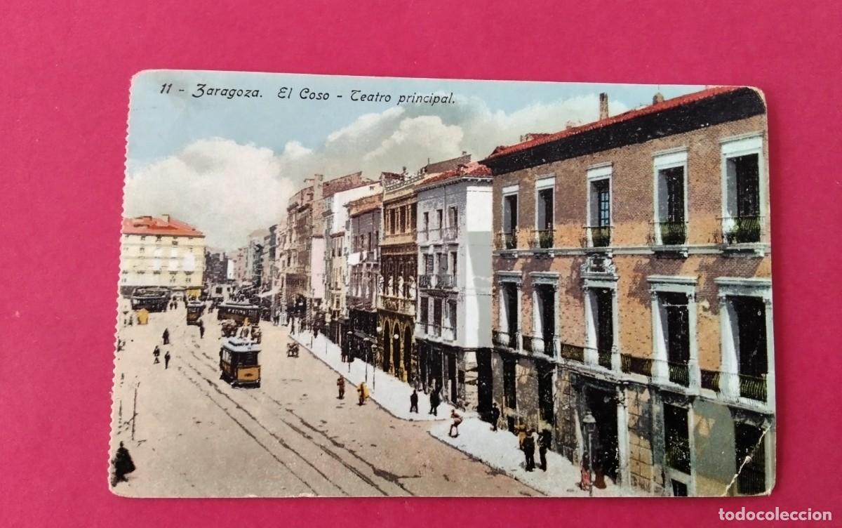 Postales: ZARAGOZA , POSTAL ANTIGUA , - Foto 2