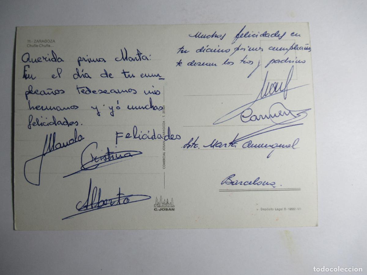Postales: Zaragoza - Chufla-Chufla - Tren - Foto 2
