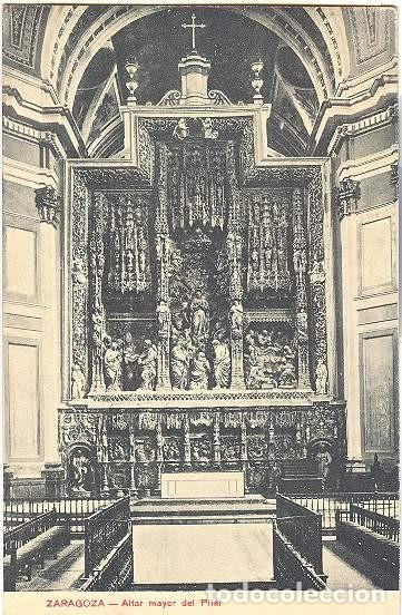 Postales: Zaragoza - Altar Mayor del Pilar - Foto 1