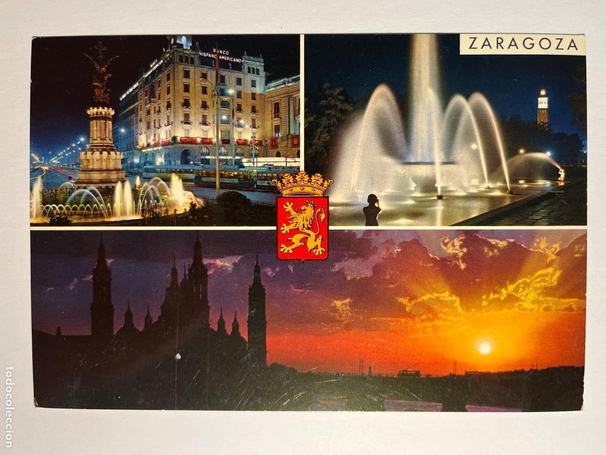Postales: POSTAL. Zaragoza. Bellezas de la ciudad. - Foto 1