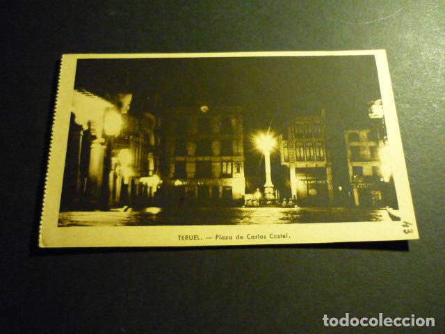 Postales: TERUEL PLAZA DE CARLOS CASTEL - Foto 1