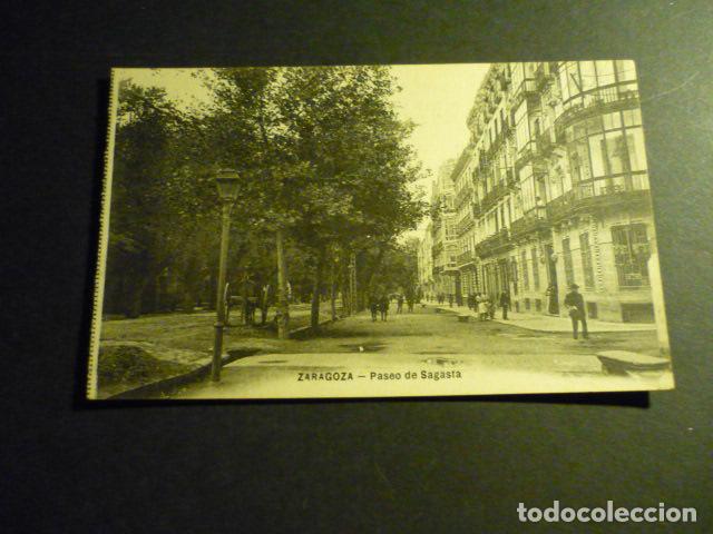 Postales: ZARAGOZA PASEO DE SAGASTA - Foto 1