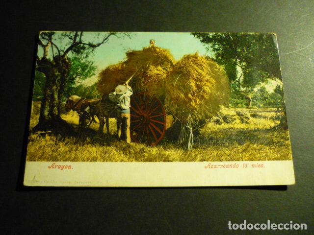 Postales: ARAGON ACARREANDO LA MIES PURGER - Foto 1