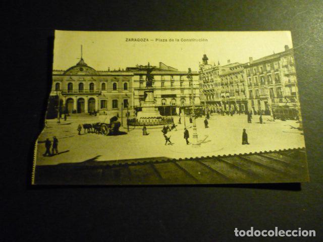 Postales: ZARAGOZA PLAZA DE LA CONSTITUCION - Foto 1