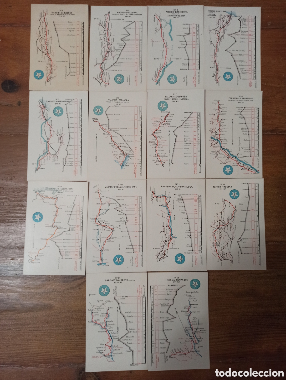 Postales: Postales Itinerarios TEA - Foto 2