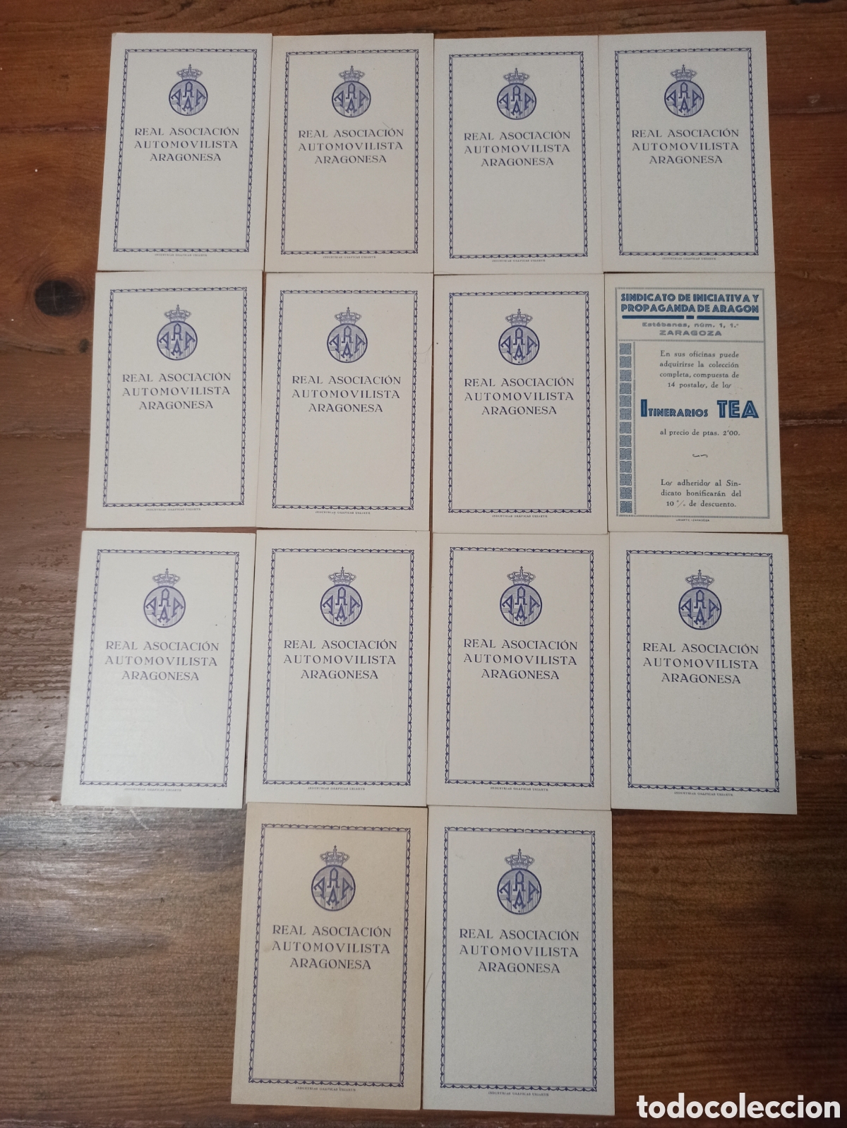 Postales: Postales Itinerarios TEA - Foto 3