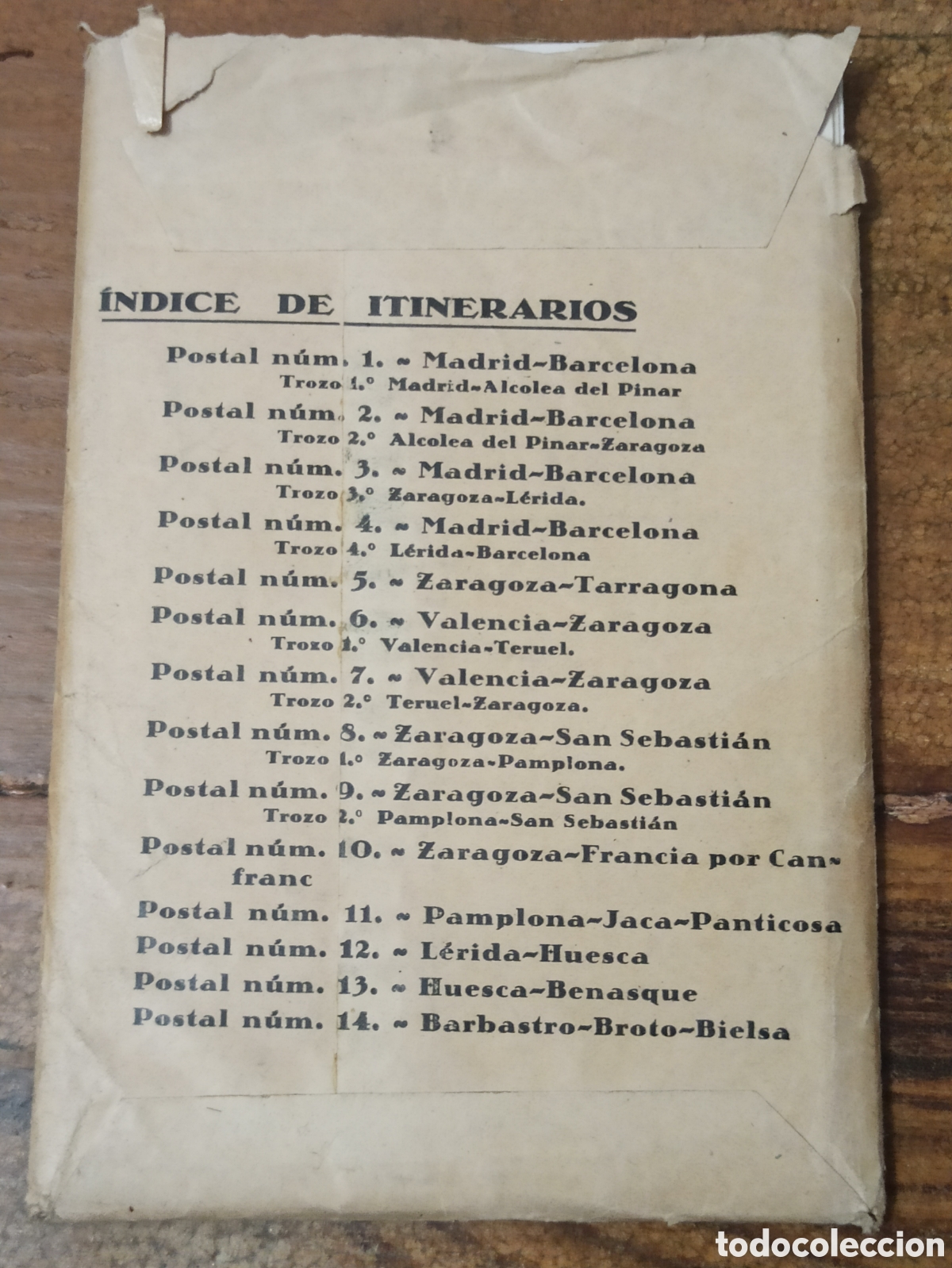 Postales: Postales Itinerarios TEA - Foto 5