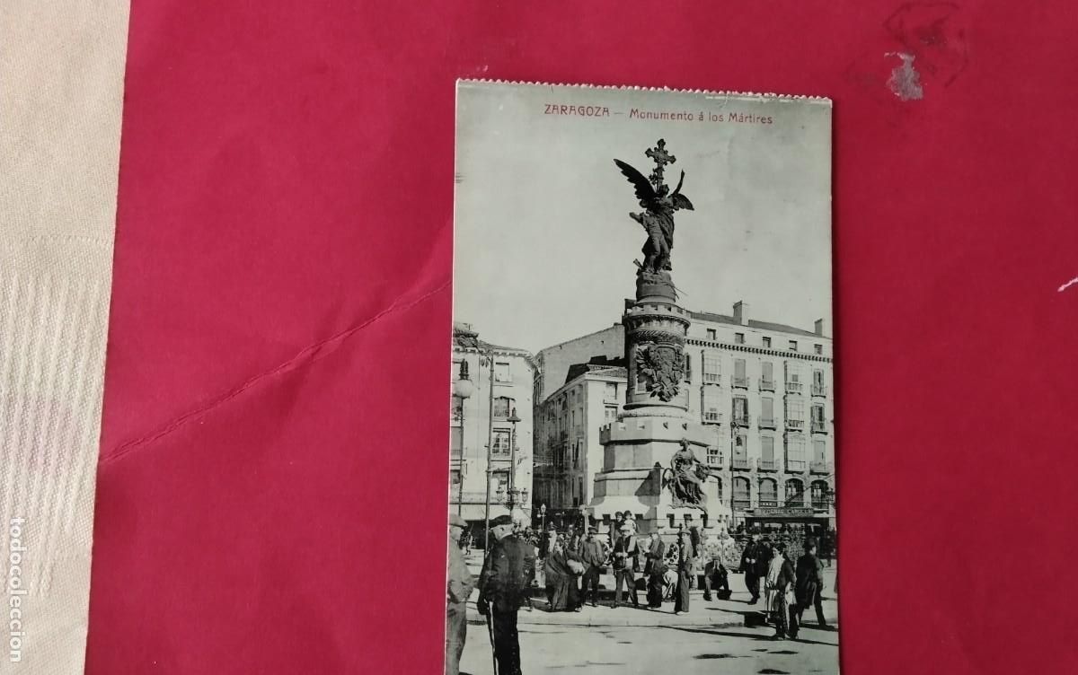 Postales: ZARAGOZA POSTAL ANTIGUA , BLANCO Y NEGRO , - Foto 2
