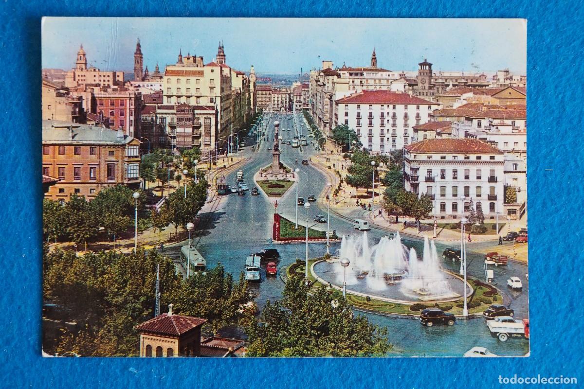 Postales: POSTAL DE ZARAGOZA: PLAZA PARAISO - Foto 1