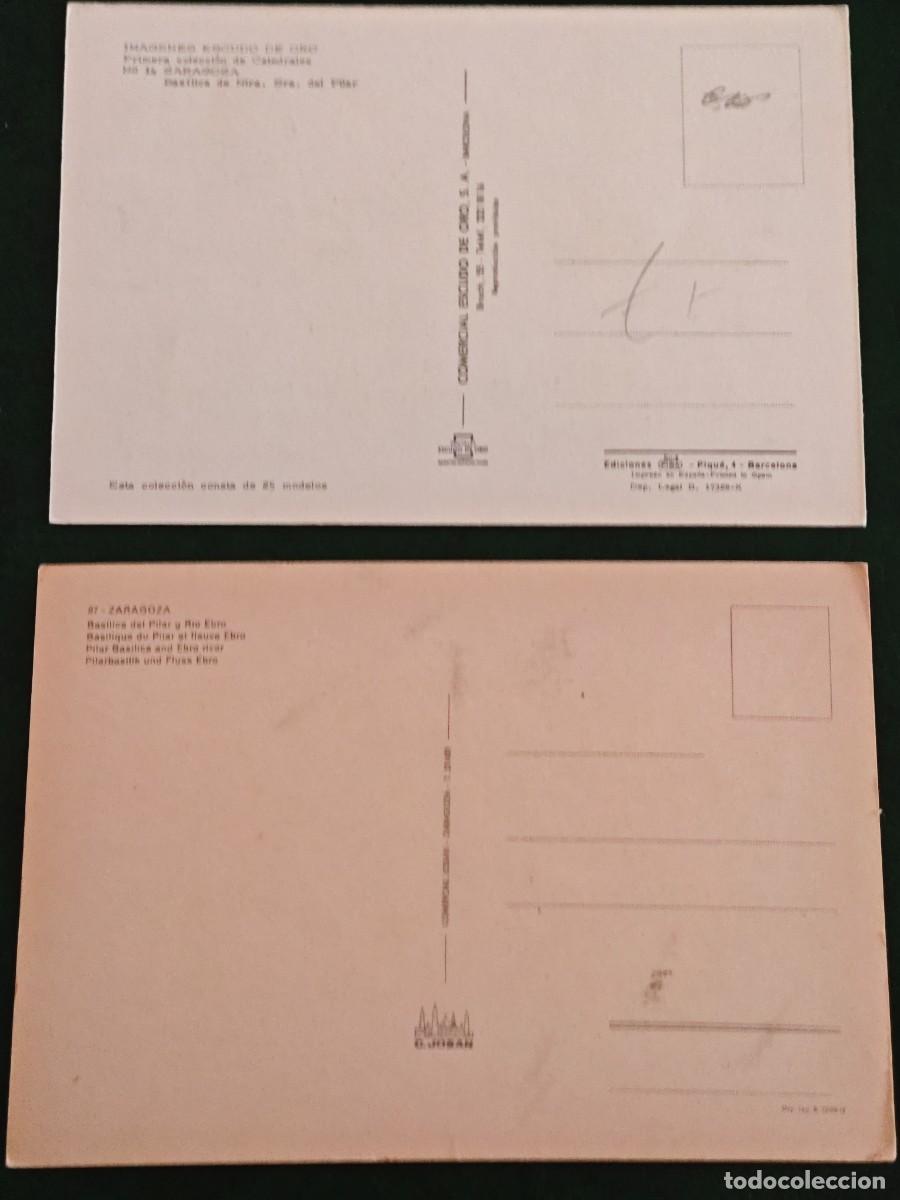 Postales: 2 Postales de Espa&ntilde;a Zaragoza - Foto 3
