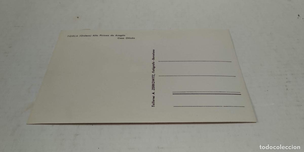 Postales: HUESCA - POSTAL TORLA - CASA OLIV&Aacute;N - Foto 2