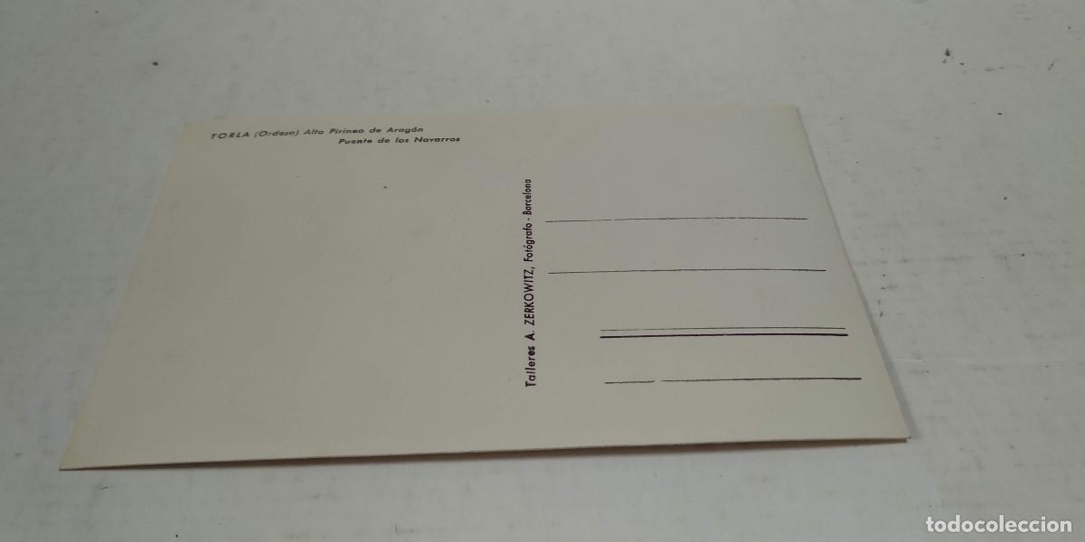 Postales: HUESCA - POSTAL TORLA - PUENTE DE LOS NAVARROS - Foto 2