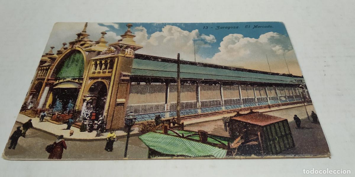 Postales: ZARAGOZA - POSTAL ZARAGOZA - EL MERCADO - Foto 1
