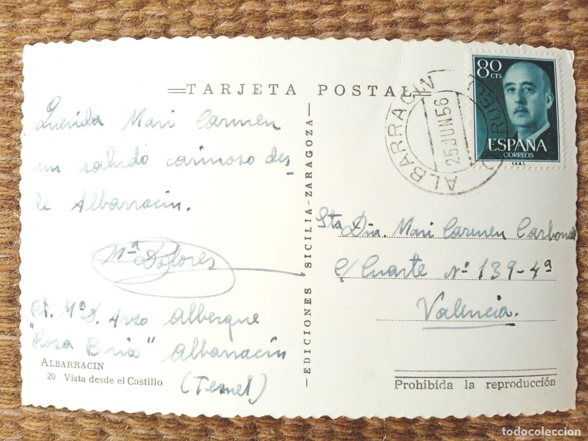 Postales: ALBARRACIN - TERUEL - ED. SICILIA - Foto 2