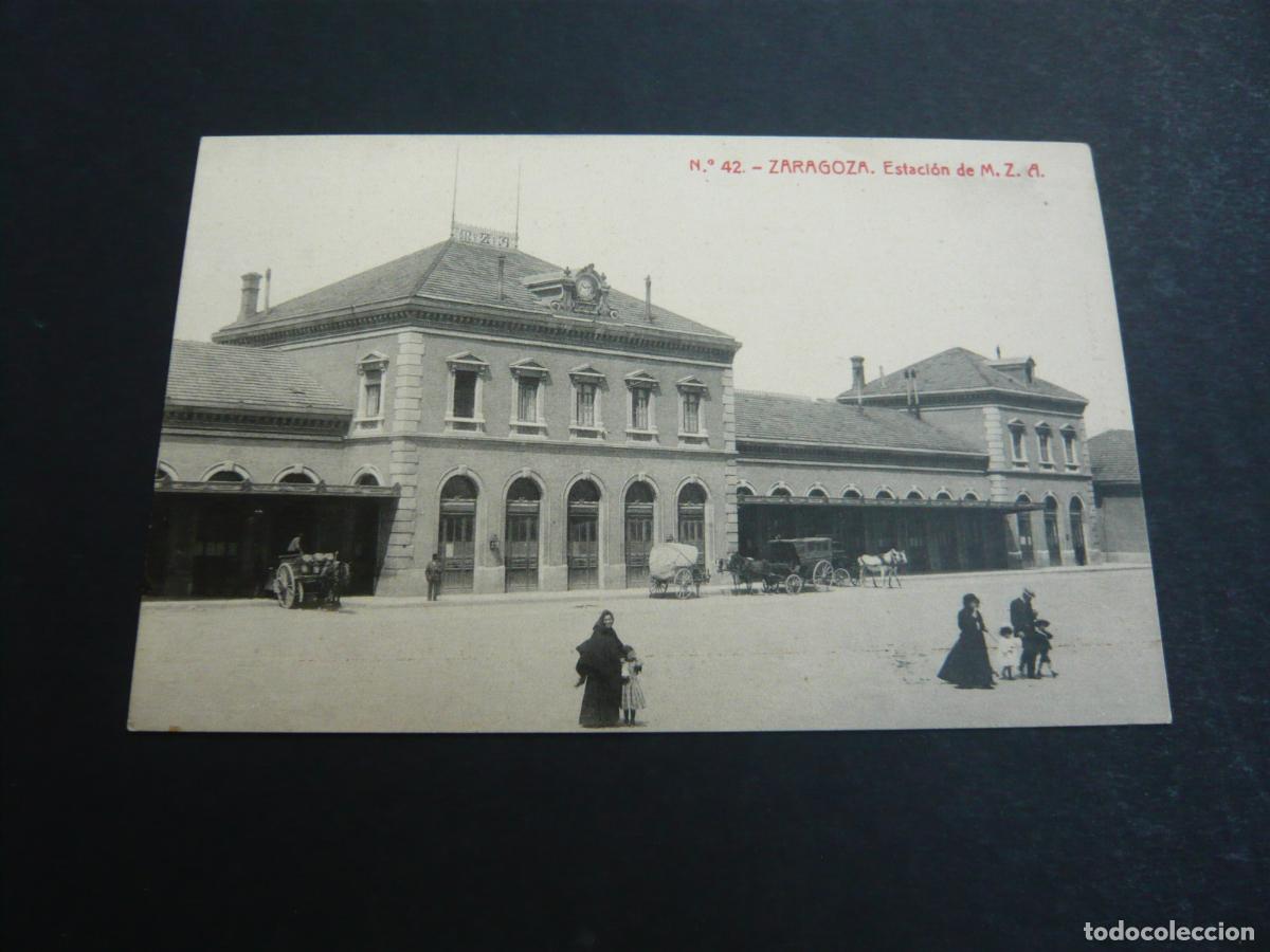 Postales: ZARAGOZA ESTACION DE M.Z.A. - Foto 1