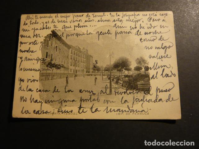 Postales: TERUEL LA GLORIETA IMP. DE PERRUCA - Foto 1
