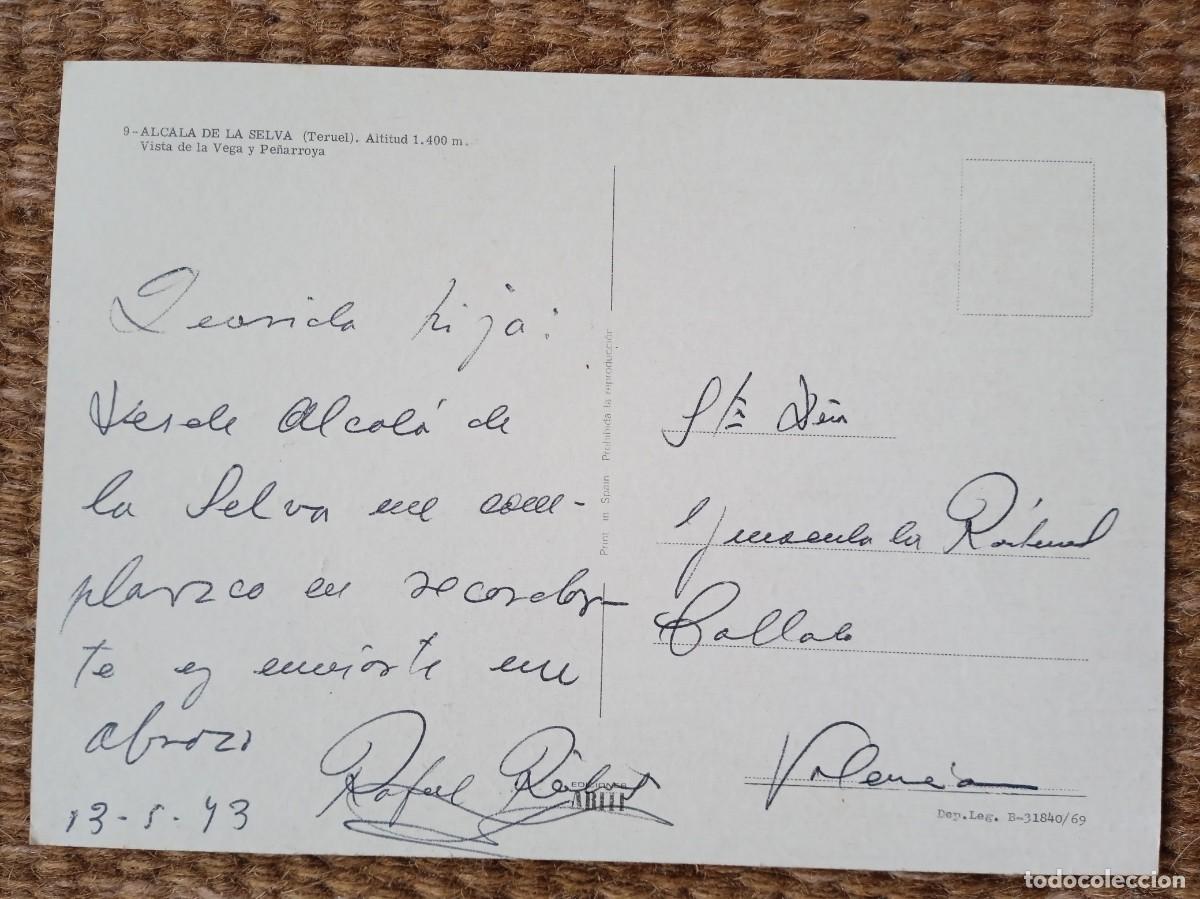 Postales: ALCALA DE LA SELVA - TERUEL - ARTFI - Foto 2