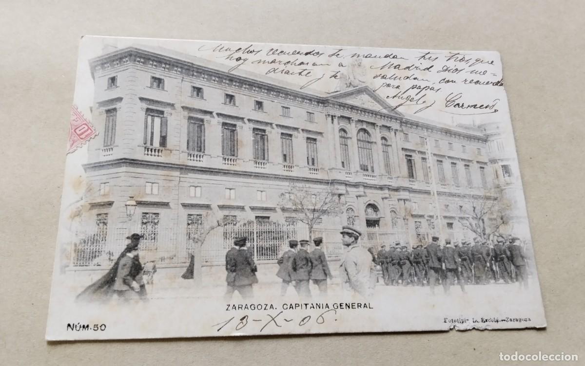 Postales: ZARAGOZA , POSTAL ANTIGUA , BLANCO Y NEGRO - Foto 2