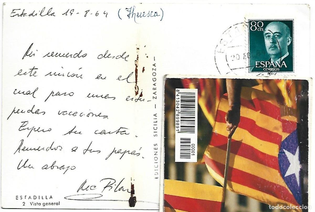 Postales: VISTA GENERAL.- ESTADILLA / HUESCA - Foto 2