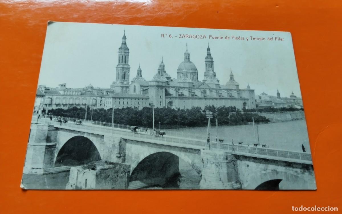 Postales: ZARAGOZA , POSTAL ANTIGUA , BLANCO Y NEGRO - Foto 1