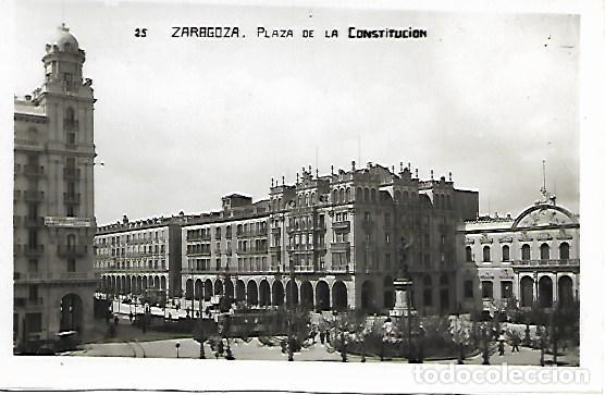 Postales: ZARAGOZA - 25. PLAZA DE LA CONSTITUCI&Oacute;N - Foto 1