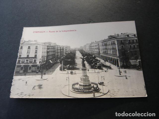 Postales: ZARAGOZA PASEO DE LA INDEPENDENCIA - Foto 1