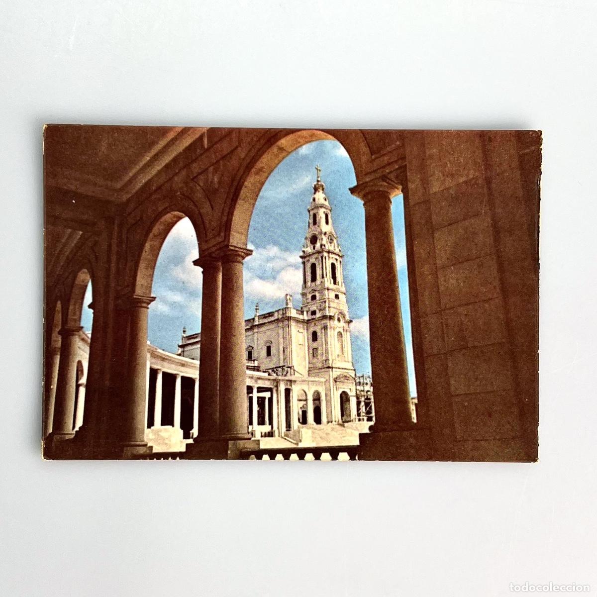 Postales: F&aacute;tima, Basicila atrav&eacute;s da colunata - Foto 1