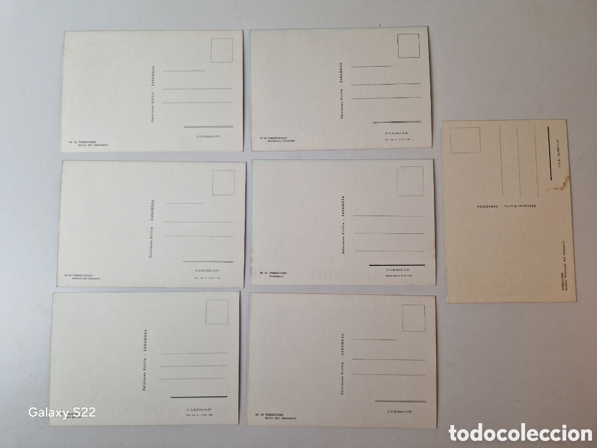 Postales: 7 tarjetas postales Zaragoza - Foto 9