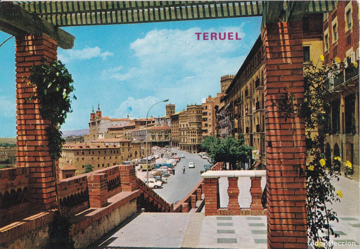 Postales: TERUEL, PASEO DEL GENERALISIMO - EDICIONES PARIS N&ordm;438 - S/C - Foto 1