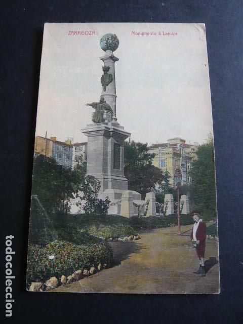 Postales: ZARAGOZA MONUMENTO A LANUZA - Foto 1