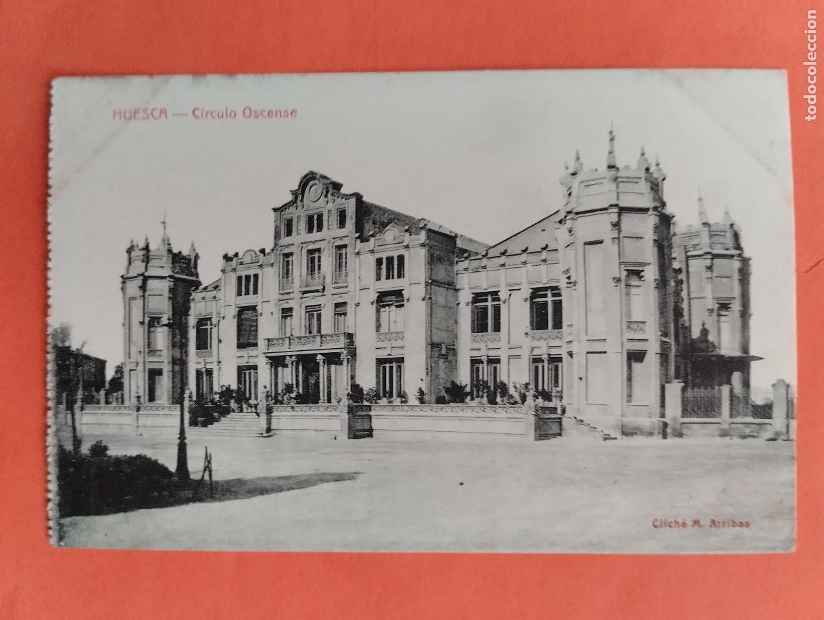 Postales: HUESCA. CIRCULO OSCENSE. ARRIBAS. - Foto 1