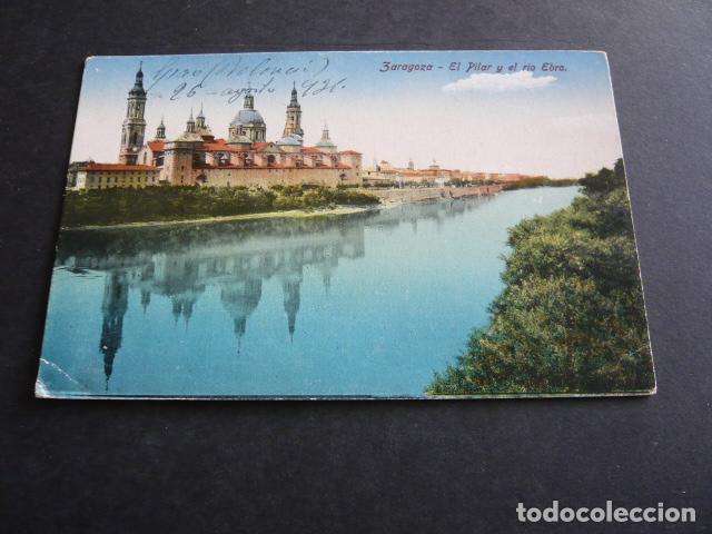 Postales: ZARAGOZA EL PILAR Y RIO EBRO - Foto 1