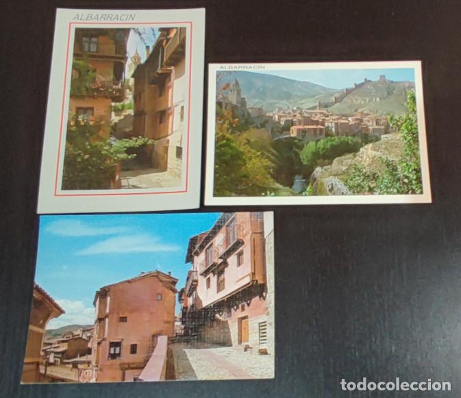 Postales: LOTE DE 3 POSTALES DE ALBARRACIN - Foto 1