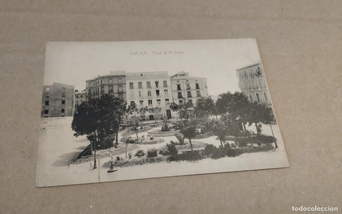 Postales: HUESCA , POSTAL ANTIGUA , BLANCO Y NEGRO - Foto 2