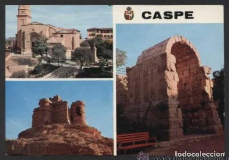 Postales: Caspe. Ed. Cusc&oacute; n&ordm; 10. Circulada. - Foto 1