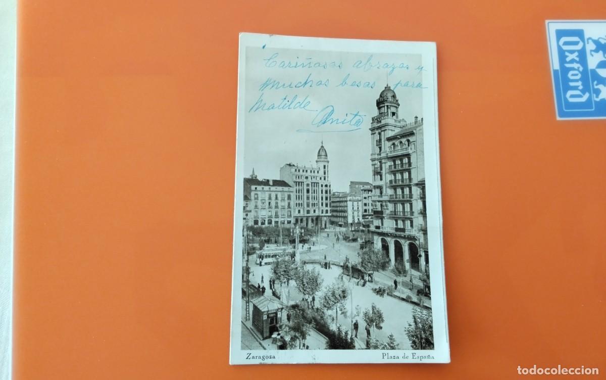 Postales: ZARAGOZA, POSTAL ANTIGUA , BLANCO Y NEGRO - Foto 2