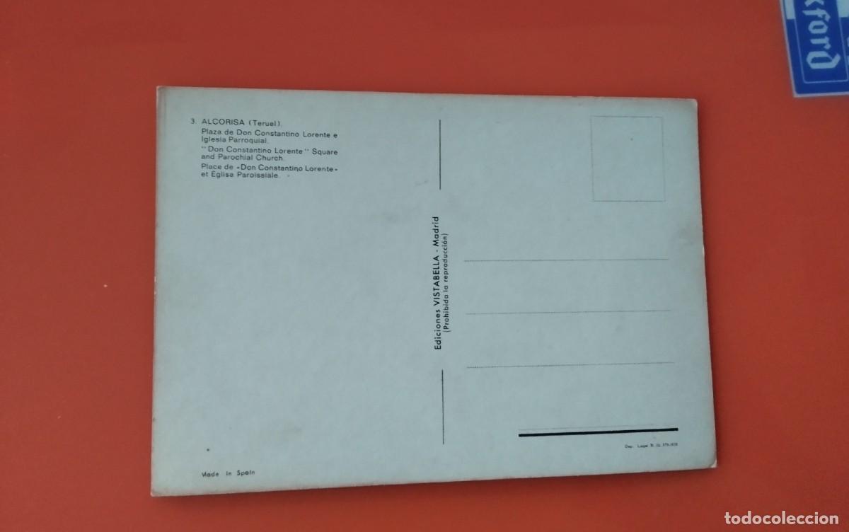 Postales: ALCORISA, POSTAL ANTIGUA - Foto 3
