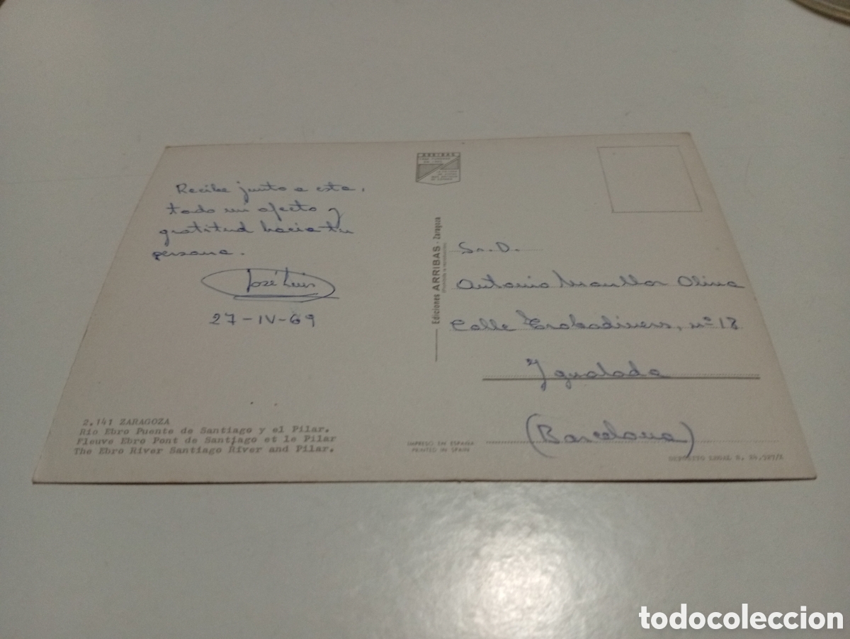 Postales: Postal Zaragoza......... - Foto 2