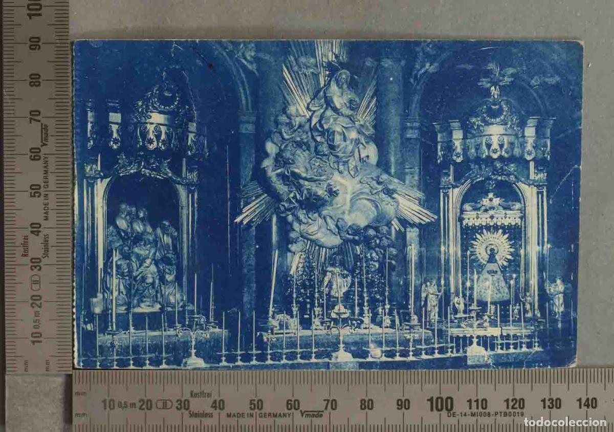 Postales: POSTAL. 43. ZARAGOZA.-Interior de la Santa Capilla. - Foto 1