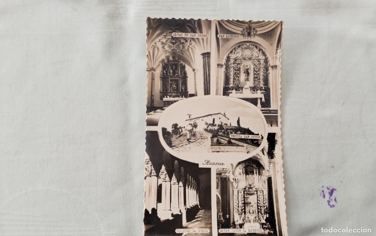 Postales: HUESCA , POSTAL ANTIGUA , BLANCO Y NEGRO - Foto 1
