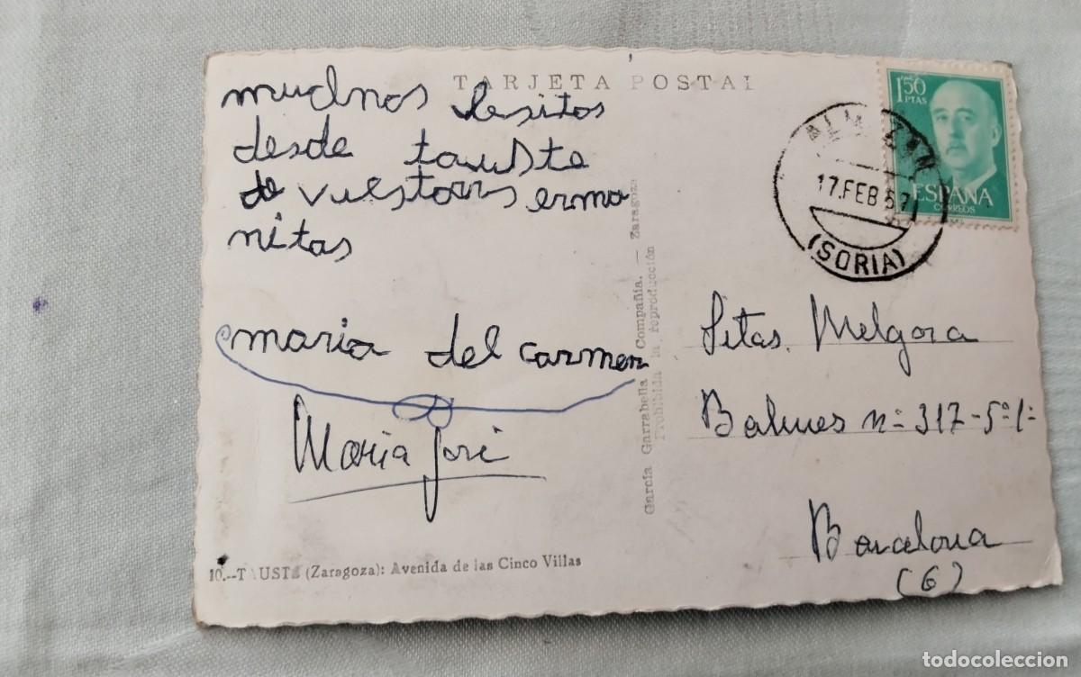 Postales: TAUSTE, POSTAL ANTIGUA , - Foto 3