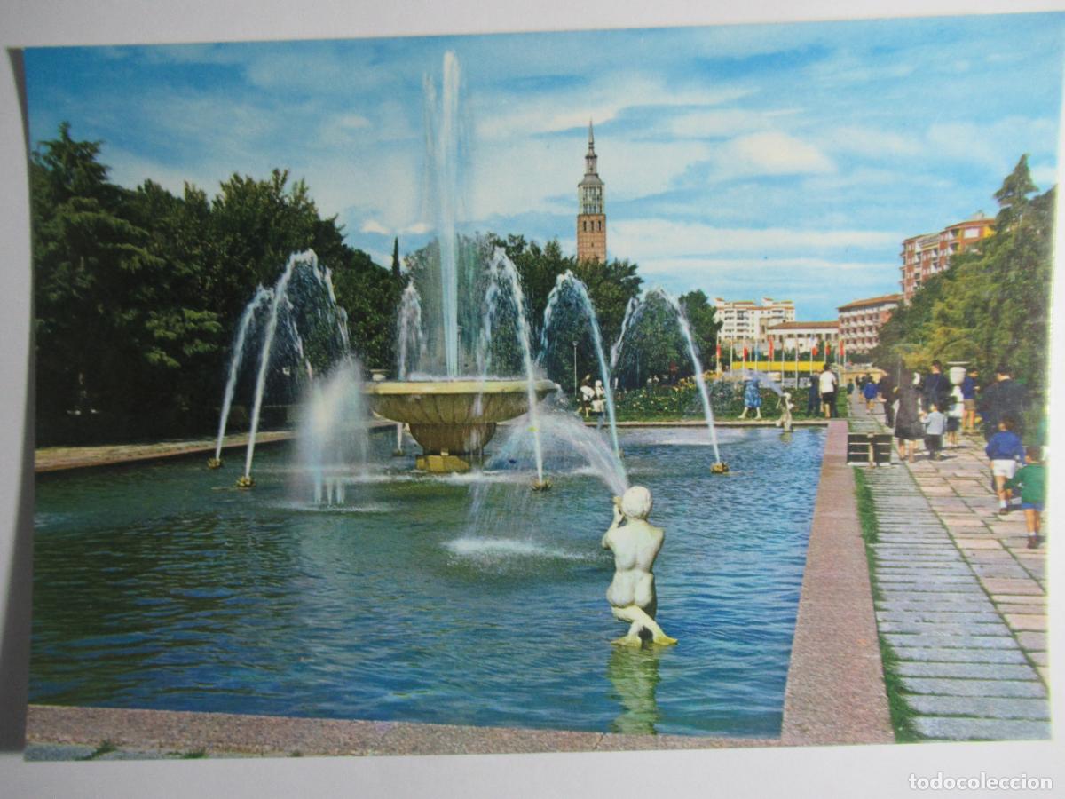 Postales: Zaragoza - Parque de Primo de Rivera. Fuente - Foto 1