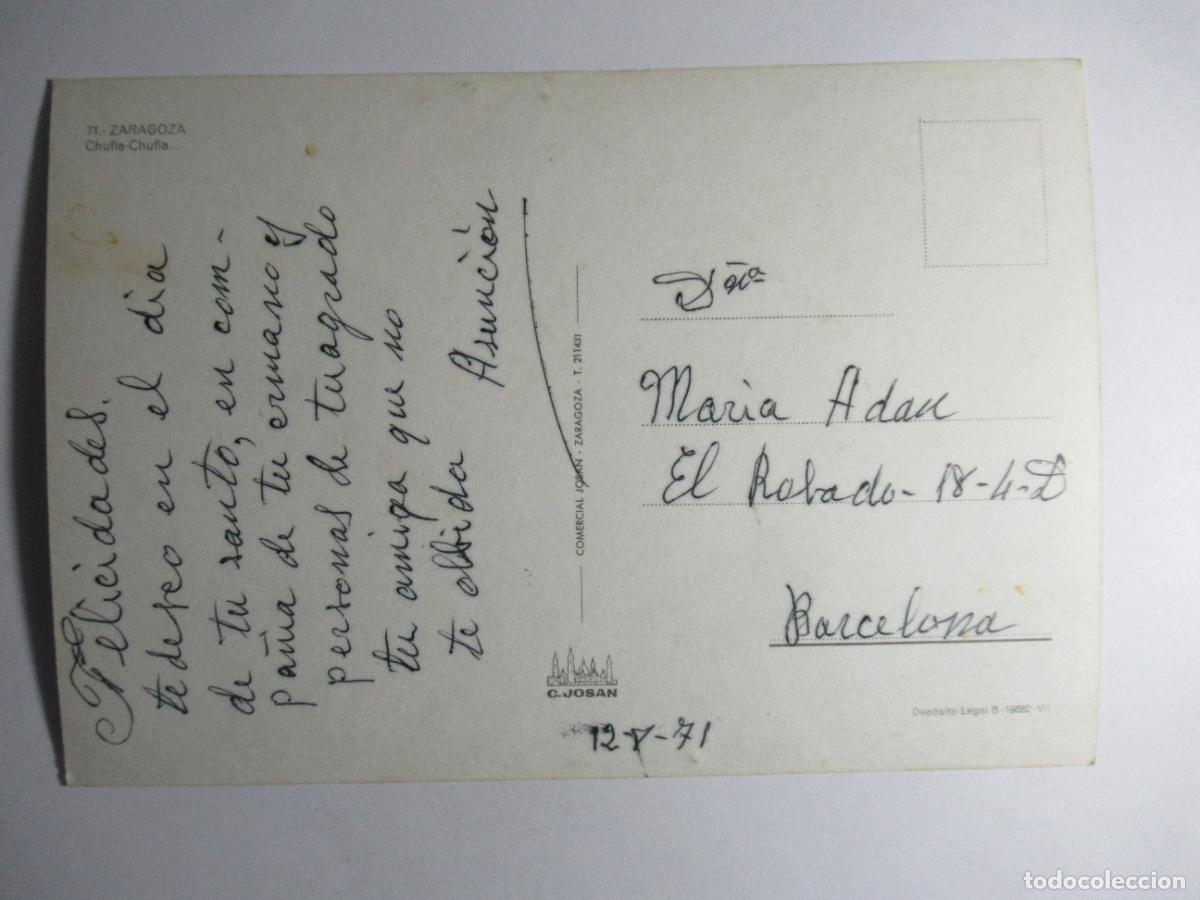 Postales: Zaragoza - Chufla n&ordm; 71 - Foto 2